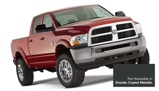 Bushwacker Pocket Style Color Match Fender Flares (F&R): Ram 1500 (19-24) - Granite Crystal Metallic