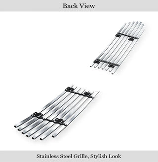 APS Polished Stainless Lower Billet Grille (WITH Adaptive Cruise Control): Dodge Charger 2015 - 2018