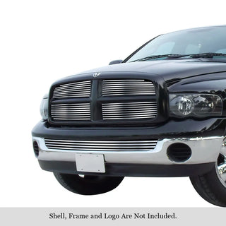 APS Polished Stainless Billet Grilles (Upper & Lower): Dodge Ram 2002 - 2005 (GR04FGI98S)