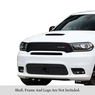 APS Black Stainless Lower Billet Grille: Dodge Durango 2018 - 2020
