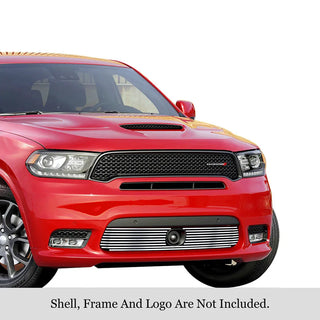 APS Polished Stainless Lower Billet Grille (WITH Adaptive Cruise Control): Dodge Durango 2018 - 2020