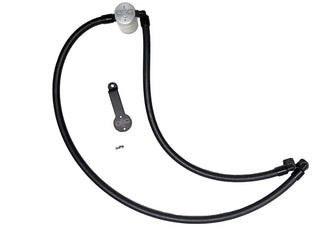 J&L 3.0 Oil Separator Clear Anodized (DRIVER): Jeep Wrangler JL 2.0L 2018-2024
