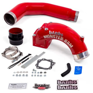 Banks Power Monster-Ram Intake System w/ Boost Tube (FRONT): Dodge Ram 2500/3500 03-07 5.9L Cummins Stock Intercooler