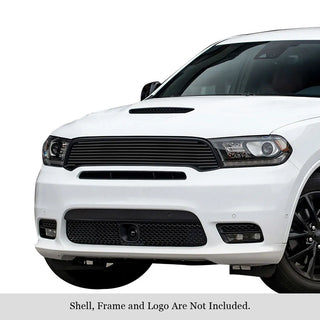APS Black Stainless Upper Billet Grille: Dodge Durango 2018 - 2020