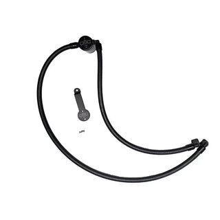 J&L 3.0 Oil Separator Black Anodized (DRIVER): Jeep Wrangler JL 2.0L 2018-2024