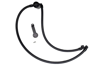 J&L 3.0 Oil Separator Black Anodized (DRIVER): Jeep Wrangler JL 2.0L 2018-2024