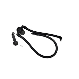 J&L 3.0 Oil Separator Black Anodized (PASSENGER): Jeep Wrangler Unlimited JL Rubicon 392 6.4L 2021-2024