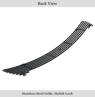 APS Black Stainless Upper Billet Grille: Dodge Charger V8 2015 - 2018