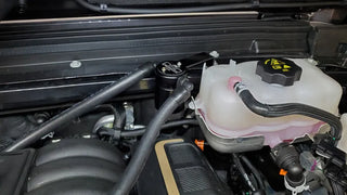 J&L 3.0 Oil Separator Black Anodized (PASSENGER): Jeep Wrangler Unlimited JL Rubicon 392 6.4L 2021-2024