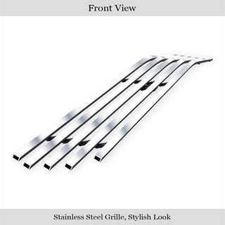 APS Polished Stainless Lower Billet Grille: Dodge Challenger 2011 - 2014