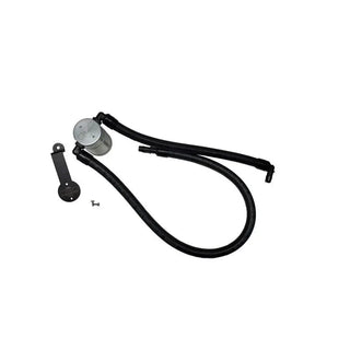 J&L 3.0 Oil Separator Clear Anodized (PASSENGER): Jeep Wrangler Unlimited JL Rubicon 392 6.4L 2021-2024