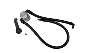 J&L 3.0 Oil Separator Clear Anodized (PASSENGER): Jeep Wrangler Unlimited JL Rubicon 392 6.4L 2021-2024