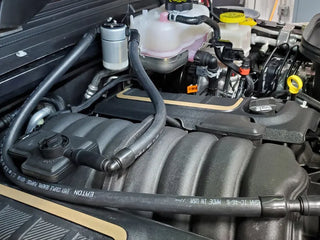 J&L 3.0 Oil Separator Clear Anodized (PASSENGER): Jeep Wrangler Unlimited JL Rubicon 392 6.4L 2021-2024