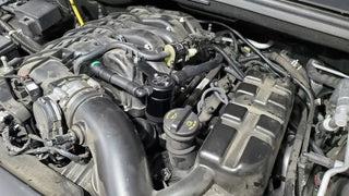 J&L 3.0 Oil Separator Black Anod (PASSENGER): Jeep Grand Cherokee / Durango 2016-2024 3.6L