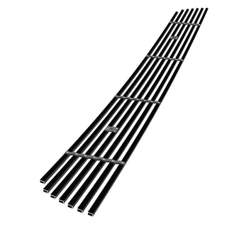 APS Black Stainless Lower Billet Grille: Dodge Durango 2011 - 2013