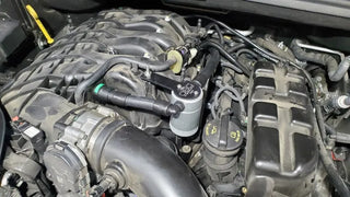 J&L 3.0 Oil Separator Clear Anod (PASSENGER): Jeep Grand Cherokee / Durango 2016-2024 3.6L
