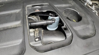 J&L 3.0 Oil Separator Clear Anod (PASSENGER): Jeep Grand Cherokee / Durango 2016-2024 3.6L