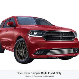 APS Polished SS Lower Billet Grille (FRONT): Dodge Durango (11-26) w/o Adaptive Cruise