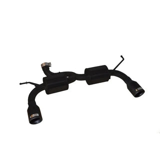 Injen Stealth Black Dual Exhaust System Black Tips (REAR): Jeep Wrangler JK 2007-18 3.6/3.8L