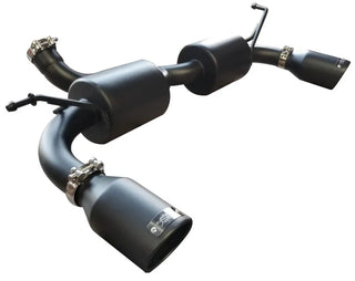 Injen Stealth Black Dual Exhaust System Black Tips (REAR): Jeep Wrangler JK 2007-18 3.6/3.8L