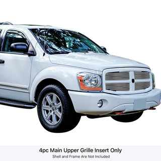 APS Polished Stainless Upper Billet Grille (Version 1): Dodge Durango 2004 - 2006