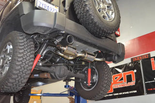 Injen Stealth Black Dual Exhaust System Black Tips (REAR): Jeep Wrangler JK 2007-18 3.6/3.8L