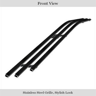 APS Black Stainless Lower Billet Grille: Dodge Charger 2006 - 2010