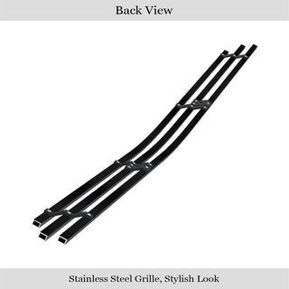 APS Black Stainless Lower Billet Grille: Dodge Charger 2006 - 2010