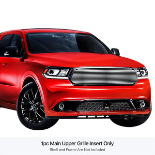 APS Polished Stainless Upper Billet Grille: Dodge Durango 2014 - 2017