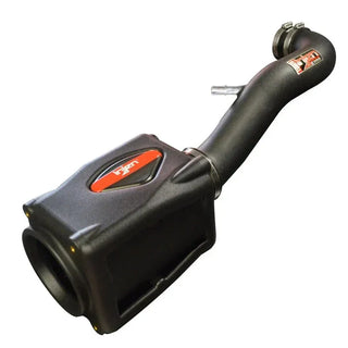 Injen PowerFlow Cold Air Intake System Wrinkle Black Dry Filter (F&R): Jeep Wrangler JL 2018-25 / Gladiator JT 2020-25 3.6L