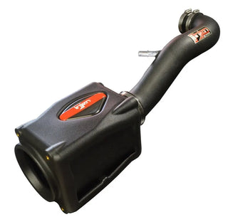 Injen PowerFlow Cold Air Intake System Wrinkle Black Dry Filter (F&R): Jeep Wrangler JL 2018-25 / Gladiator JT 2020-25 3.6L