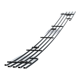 APS Polished Stainless Lower Billet Grille: Ram 1500 Sport & Express 2013 - 2018