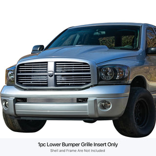 APS Polished Stainless Lower Billet Grille: Dodge Ram 2006 - 2008