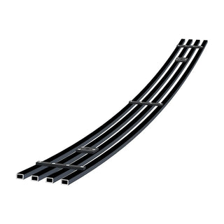 APS Black Stainless Lower Billet Grille (Tow Hook Show): Dodge Ram 2006 - 2009