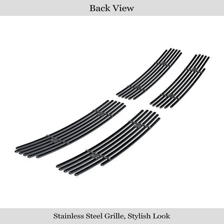 APS Black Stainless Upper Billet Grille (Version 2): Dodge Ram 1994 - 2001