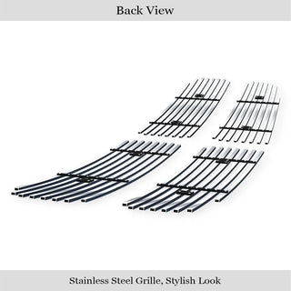 APS Polished Stainless Upper Billet Grille (Version 2): Dodge Ram 2002 - 2005