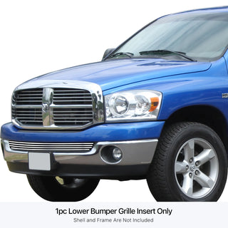 APS Polished Stainless Lower Billet Grille: Dodge Ram 2002 - 2008