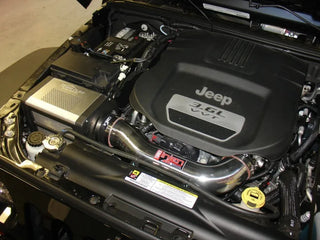 Injen PowerFlow Cold Air Intake System Wrinkle Black: Jeep Wrangler JK 2012-2018 3.6L