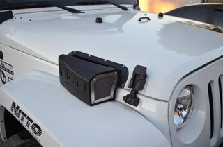 Injen Evolution Ram Air Scoop (FRONT): Jeep Wrangler JK 2007-2018 3.6/3.8L