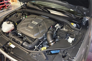 Injen PowerFlow Cold Air Intake System Wrinkle Black (FRONT): Jeep Grand Cherokee 2014-2018 3.0L Eco-Diesel