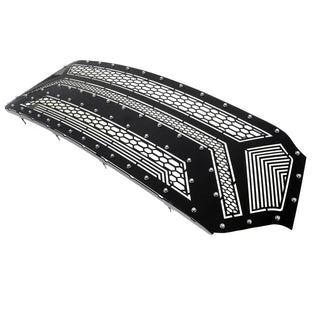 APS SS Upper Sheet Grille (V3): Ram 1500 (19-24) Laramie / Lone Star / Big Horn / Tradesman - Black