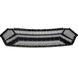 APS SS Upper Sheet Grille (V3): Ram 1500 (19-24) Laramie / Lone Star / Big Horn / Tradesman - Black