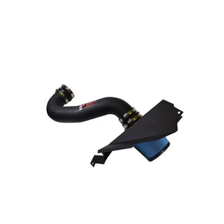 Injen Wrinkle Black PowerFlow Cold Air Intake System (F&R): Jeep Grand Cherokee / Durango 2011-23 5.7L VVT HEMI