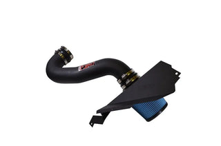 Injen Wrinkle Black PowerFlow Cold Air Intake System (F&R): Jeep Grand Cherokee / Durango 2011-23 5.7L VVT HEMI