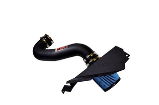 Injen Wrinkle Black PowerFlow Cold Air Intake System (F&R): Jeep Grand Cherokee / Durango 2011-23 5.7L VVT HEMI
