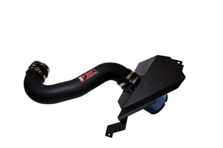 Injen Wrinkle Black PowerFlow Cold Air Intake System (F&R): Jeep Grand Cherokee / Durango 2011-23 5.7L VVT HEMI
