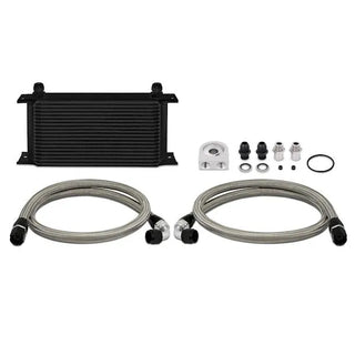 Mishimoto 19-Row Oil Cooler Non-Thermostatic (UNIVERSAL) - Black