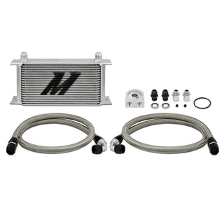 Mishimoto 19-Row Oil Cooler Non-Thermostatic (UNIVERSAL) - Silver