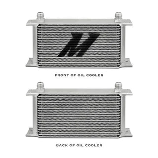 Mishimoto 19-Row Oil Cooler Non-Thermostatic (UNIVERSAL) - Silver