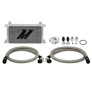 Mishimoto 19-Row Oil Cooler Non-Thermostatic (UNIVERSAL) - Silver